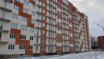 Строительство 1-го 9-ти этажного дома ул.  Горького 
