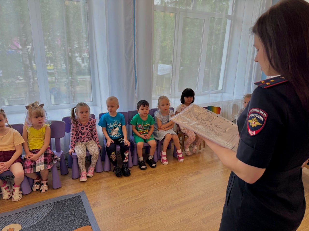 Акцию «ПДД с самого детства» провела инспектор в г.Ступино