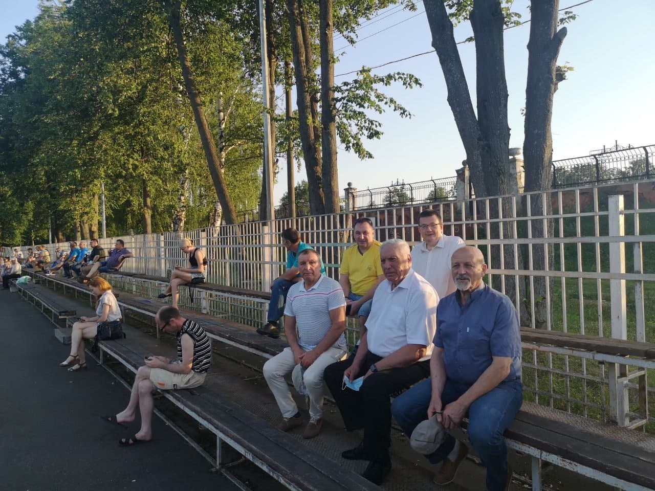 Андрей Голубев поддержал ФК Ступино в матче против команды ФК Металлург - Видное - 2