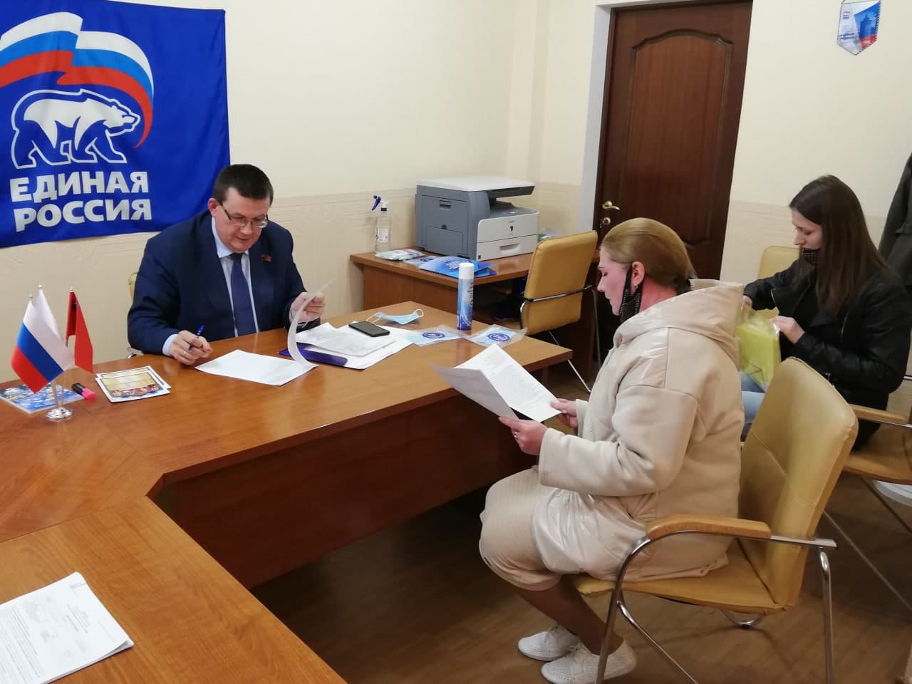 Андрей Голубев провёл личный приём граждан в Ступино