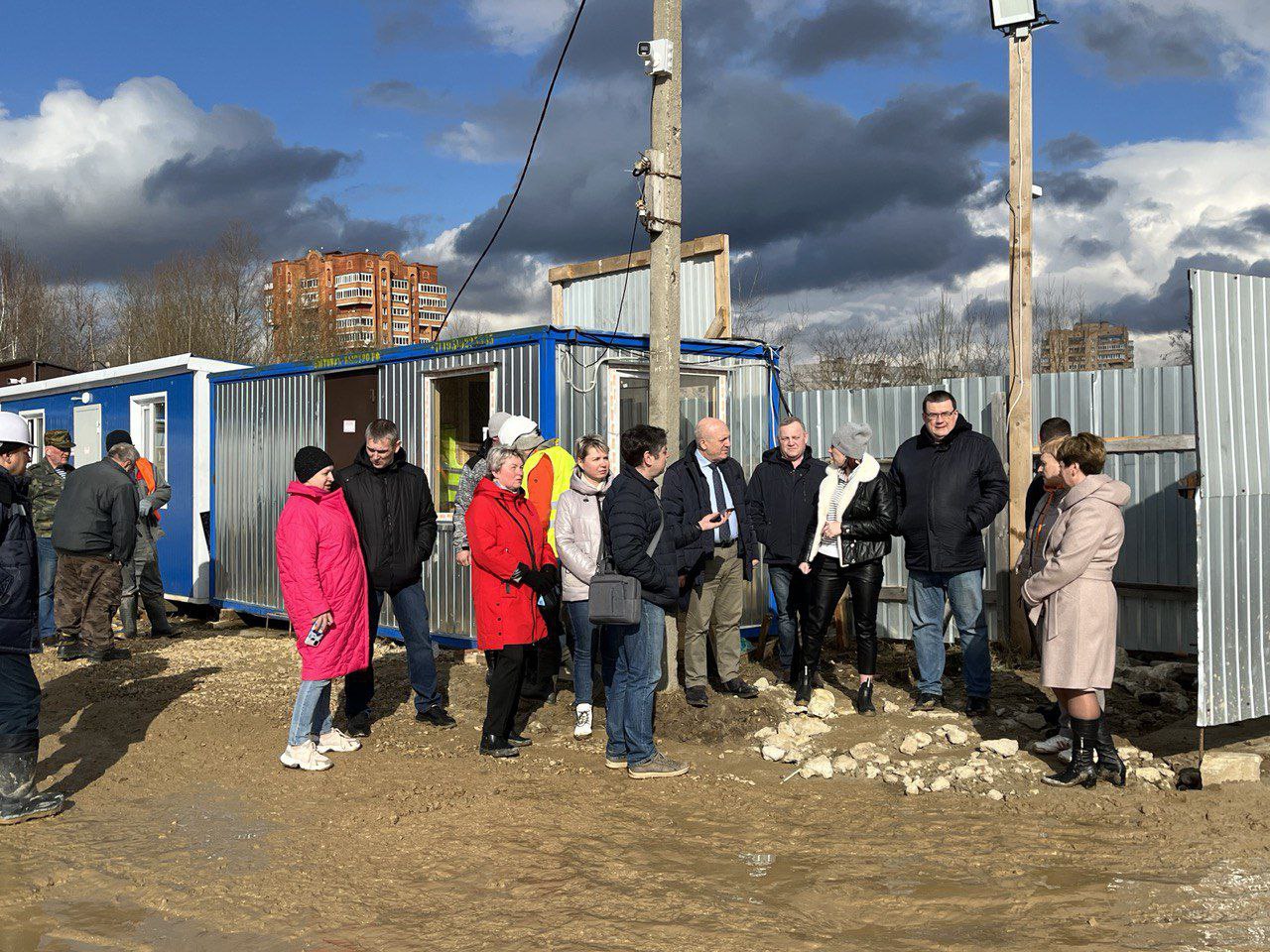 Сайт новое ступино. Новое Ступино. Школа новое Ступино новая. Городское строительство. Строят школу.