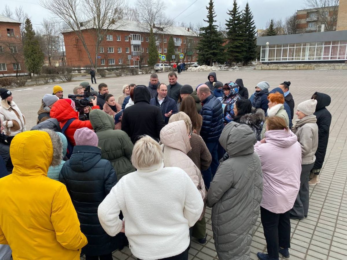 Благоустройство площади Металлургов в городе Ступино идёт полным ходом. /  Администрация городского округа Ступино