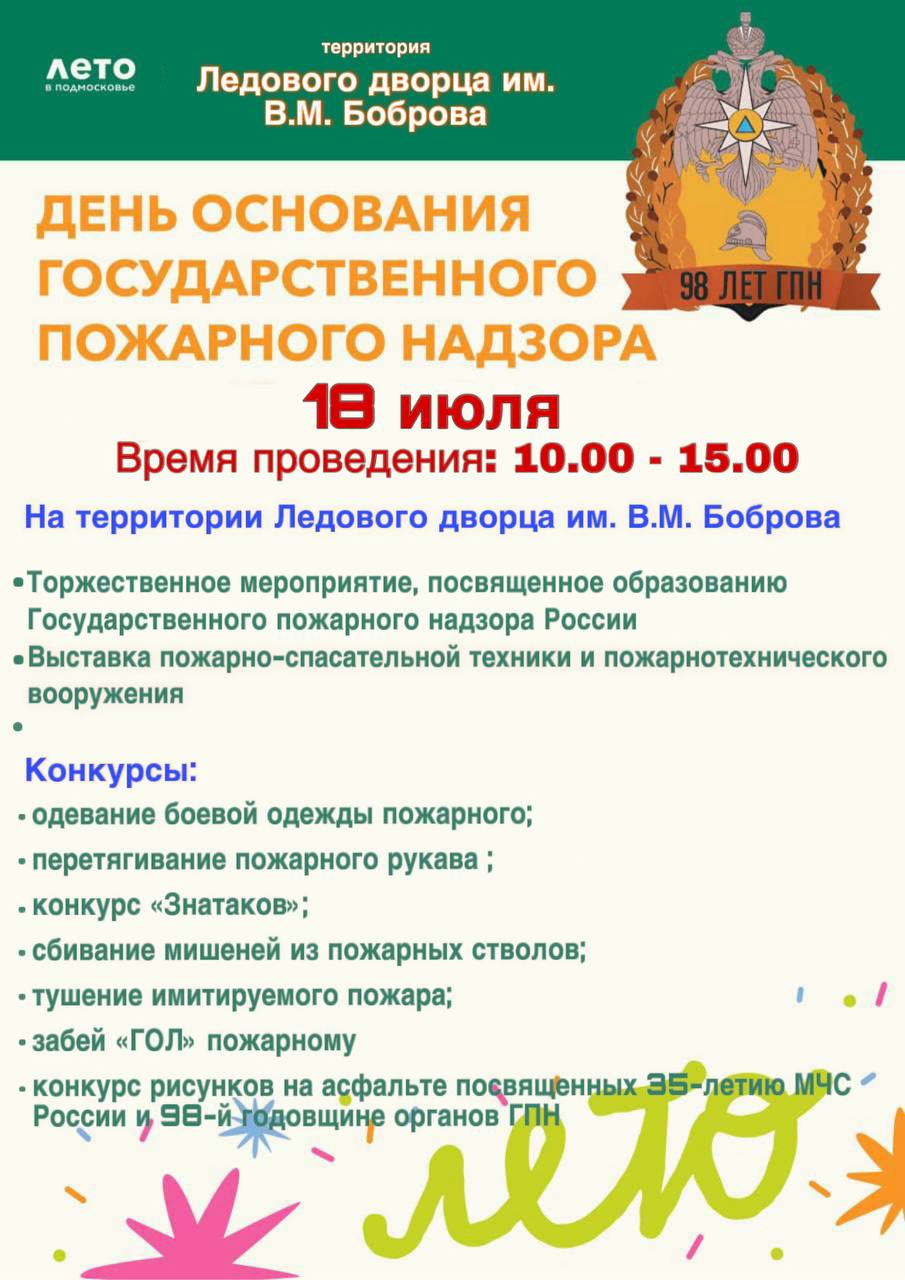 День основания Государственного пожарного надзора 