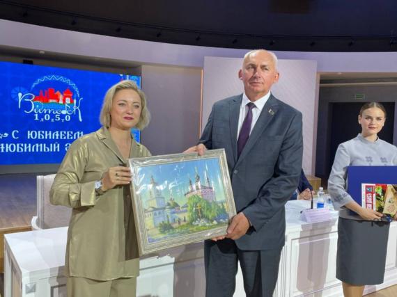 Елена Генералова, заместитель главы округа, приняла участие в приеме городов-побратимов и партнёров Витебска 