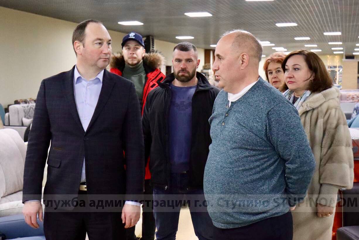 Глава городского округа Ступино Сергей Мужальских посетил предприятие «Ступино Мебель»