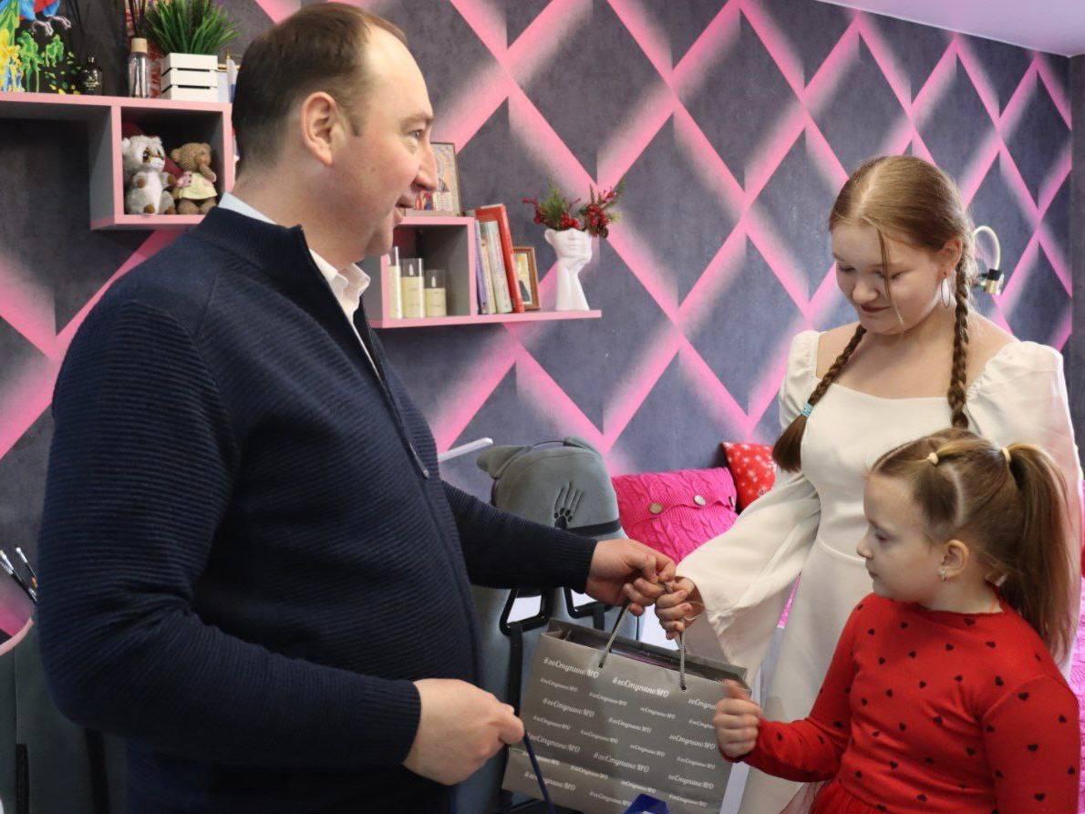 Глава городского округа Ступино Сергей Мужальских встретился с семьей погибшего участника СВО