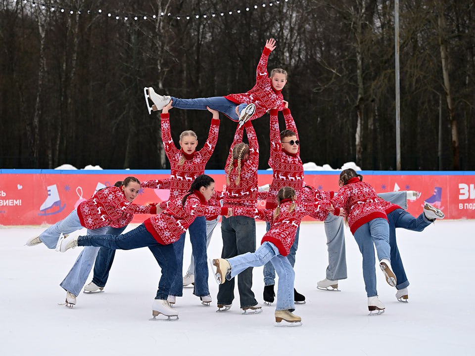 каток в парке Островского открывает сезон в Ступино