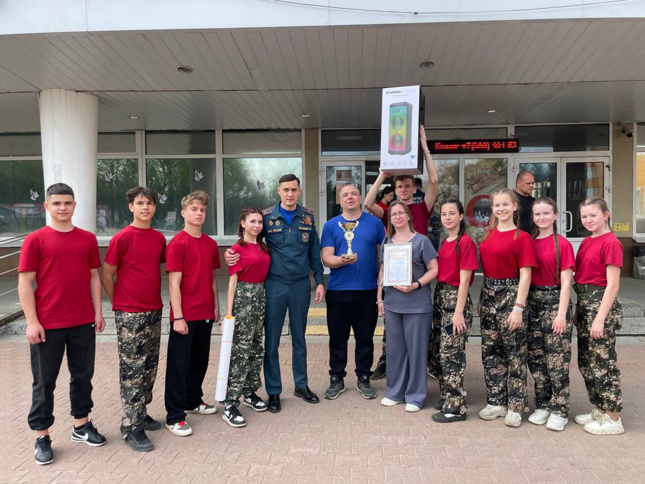 команда из Ступино вошла в тройку лучших юных пожарных Подмосковья