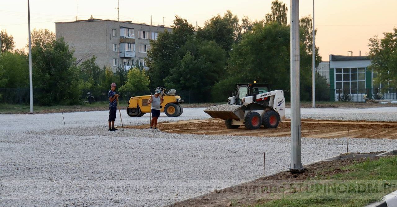 Многофункциональная хоккейная площадка появится в поселке Михнево этой  осенью / Администрация городского округа Ступино