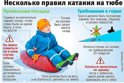 Напоминаем, катание на тюбинге - это один из травмоопасных видов отдыха1