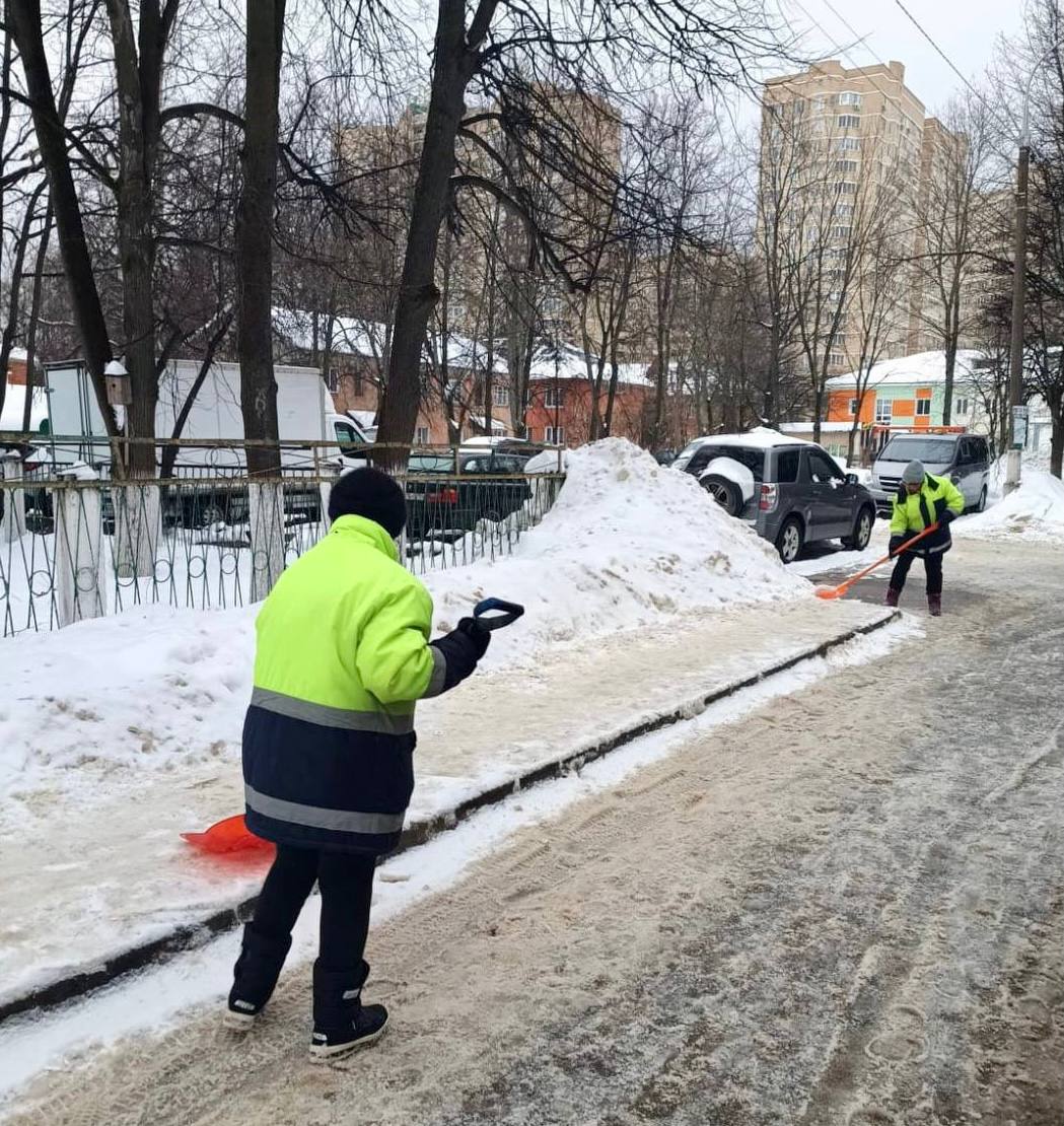 План работы коммунальных служб по уборке снега на 25 февраля. /  Администрация городского округа Ступино