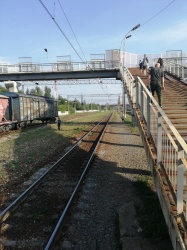 13.08.2021 года состоялся рейд по предупреждению случаев травматизма на железной дороге в районе платформы Ступино. 