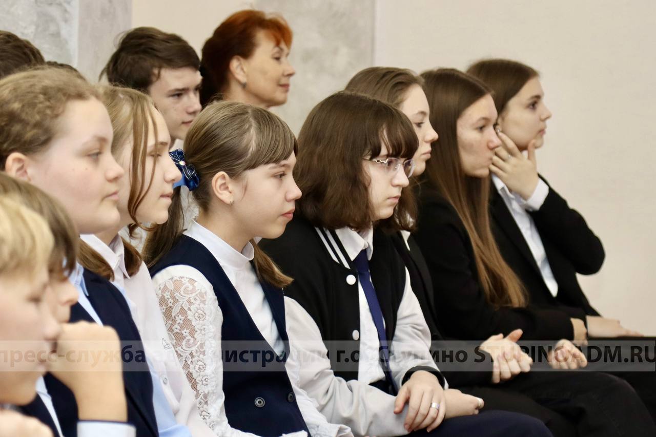 С творчеством Александра Гурилева познакомились ступинские школьники
