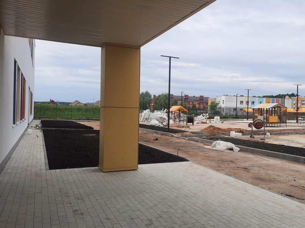 Строительство школы в Новом Ступино закончится в августе
