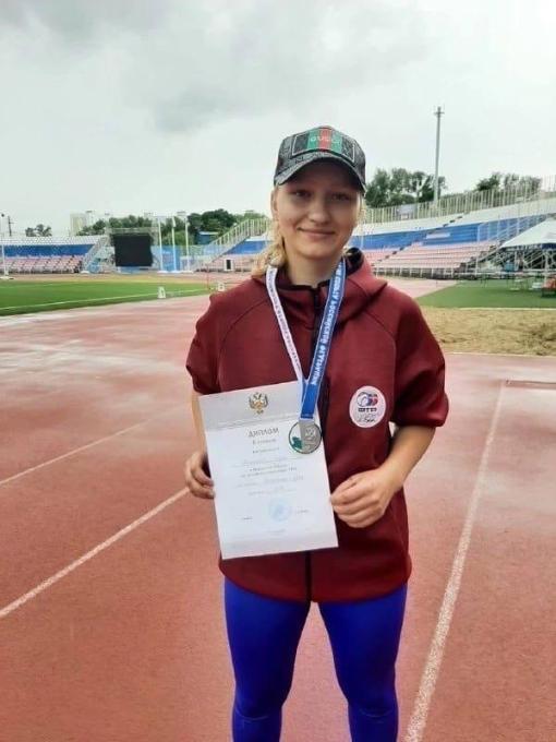 Ступинская спортсменка заняла II место на Первенстве России по лёгкой атлетике (спорт ЛИН)