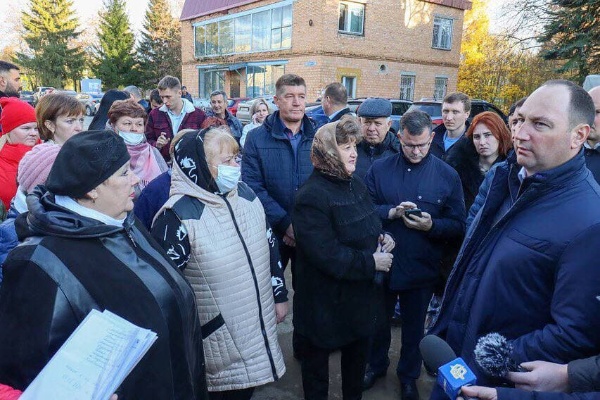 В деревне Алфимово состоялась встреча главы городского округа Ступино Сергея Мужальских с жителями