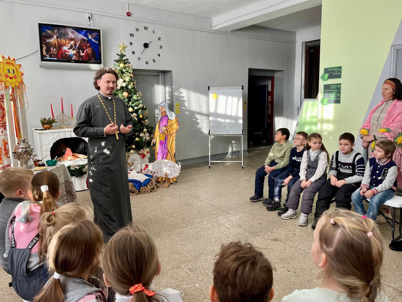 В Доме культуры деревни Городище прошёл рождественский праздник для младших  школьников. / Администрация городского округа Ступино