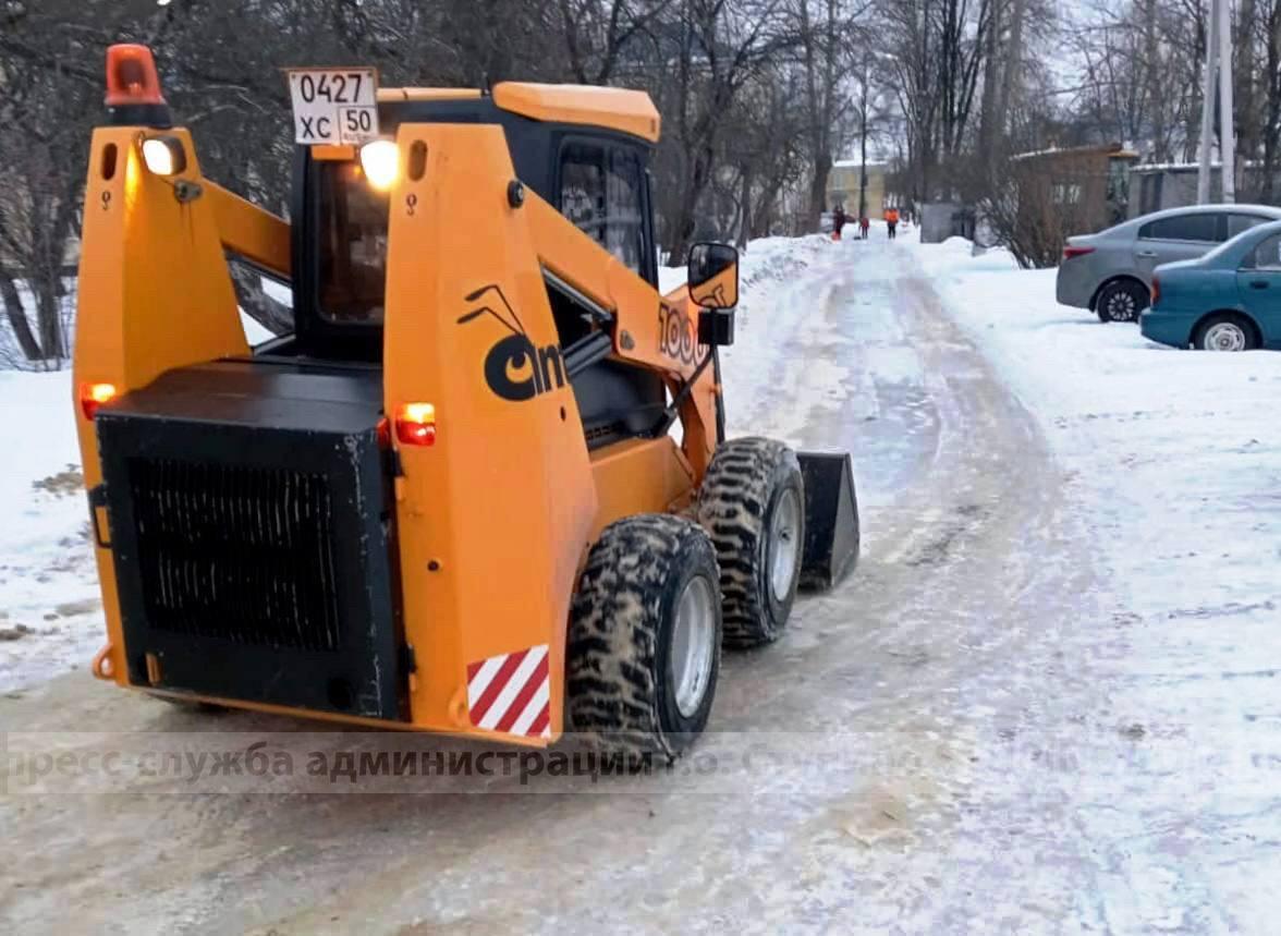 В городском округе Ступино планируется провести 2 цикла очистки снега в  выходные дни / Администрация городского округа Ступино