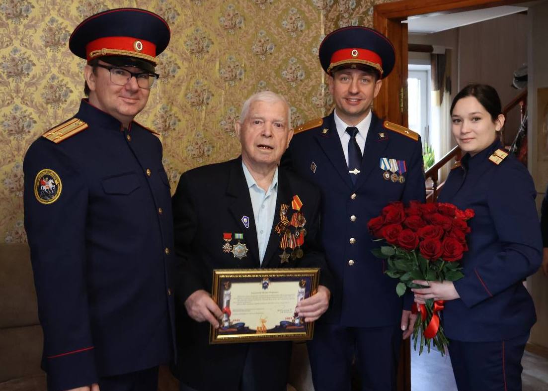 В преддверии 80-летия Победы коллектив следственного отдела по г. Ступино Главного следственного управления