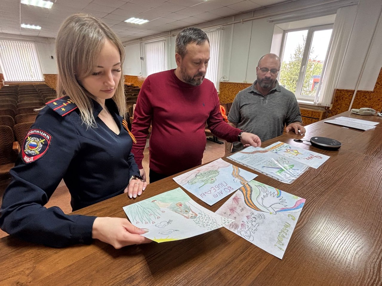 В Ступине полицейские подвели итоги конкурса, посвященного Дню Победы1