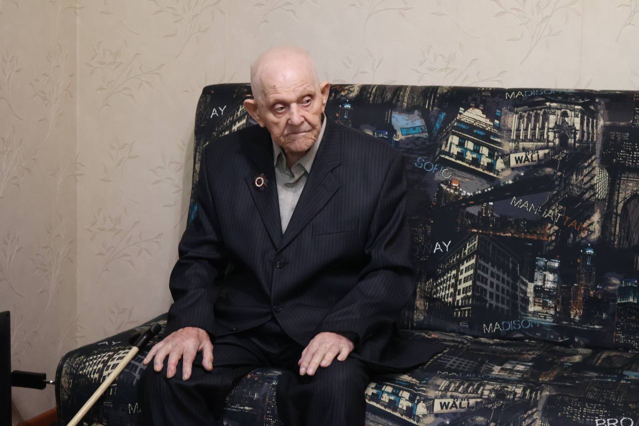 В Ступино 100-летие отметил ветеран Великой Отечественной войны Анатолий Донич1