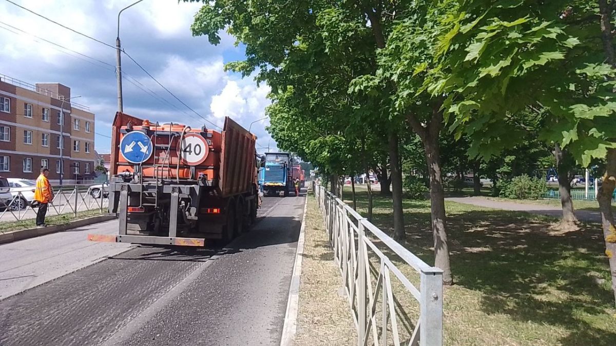 В Ступино начали ремонт дороги на улице Чайковского / Администрация  городского округа Ступино