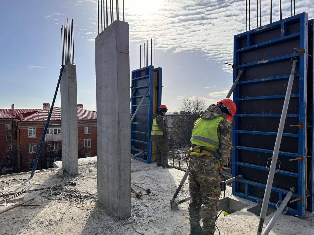 В Ступино продолжается строительство второго многоквартирного дома для  переселения жителей из ветхого и аварийного жилья. / Администрация  городского округа Ступино