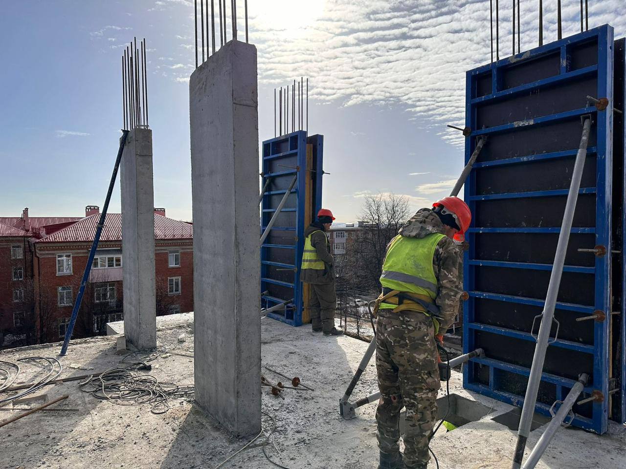 В Ступино продолжается строительство второго многоквартирного дома для  переселения жителей из ветхого и аварийного жилья. / Администрация городского  округа Ступино