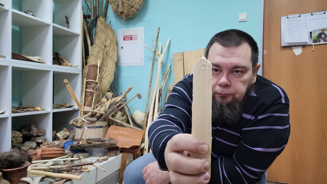 В Ступино воссоздали музыкальный инструмент каменного века