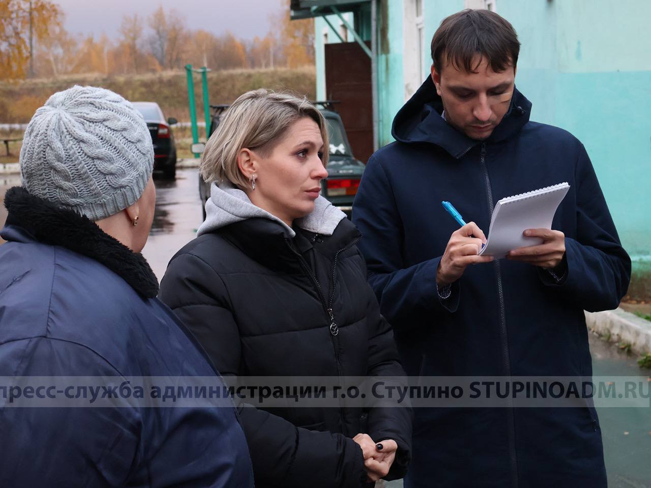 Встреча представителей муниципалитета с жителями прошла в поселке Михнево.  / Администрация городского округа Ступино