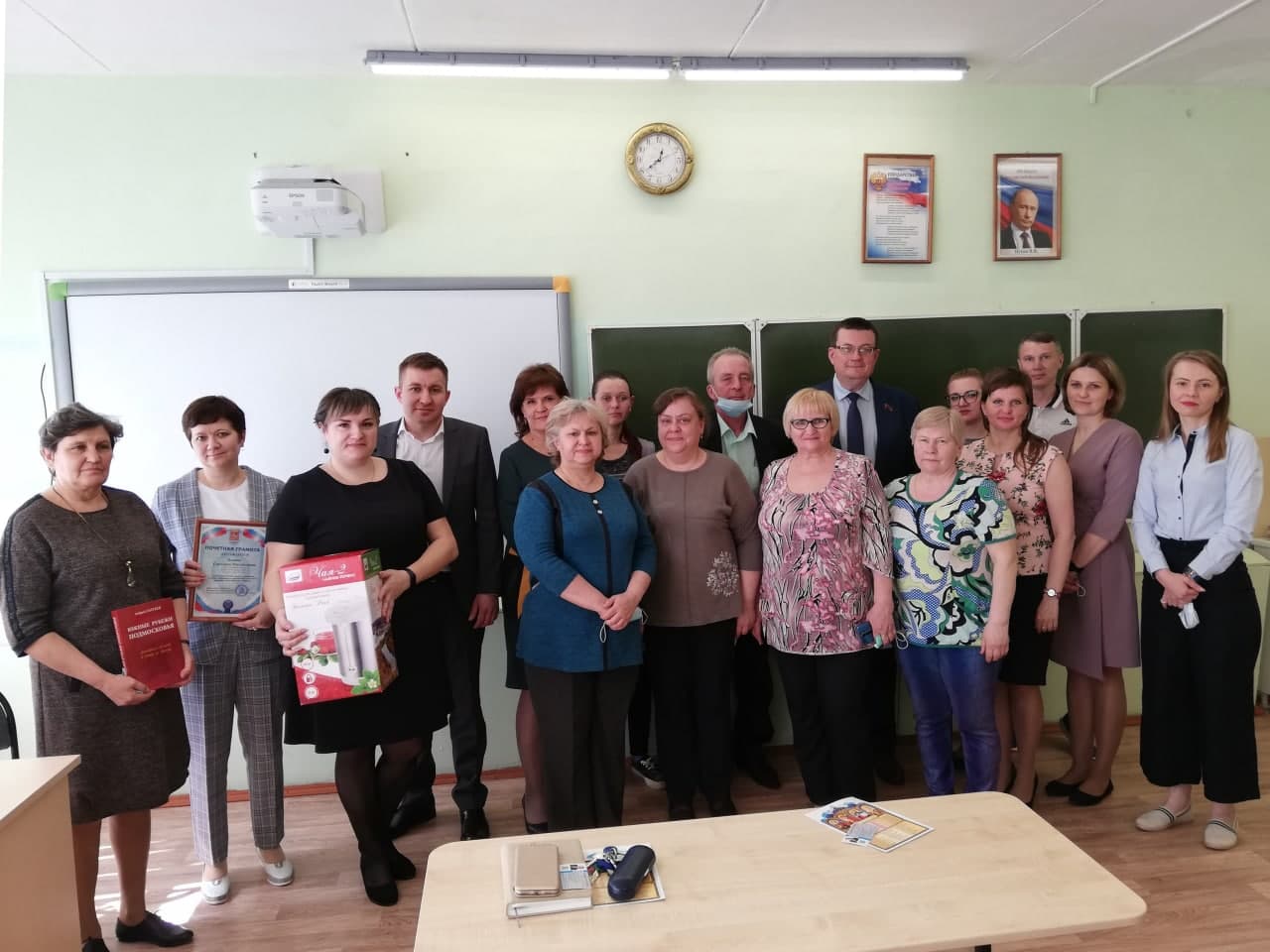 встреча с коллективами школ в Мещерино, Алфимово, Леонтьево