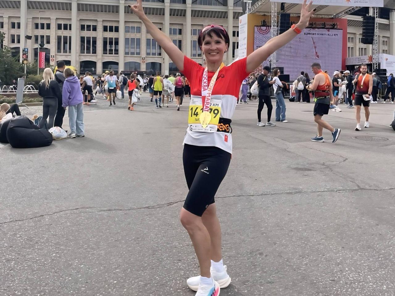 Жительница Ступино покорила Московский марафон