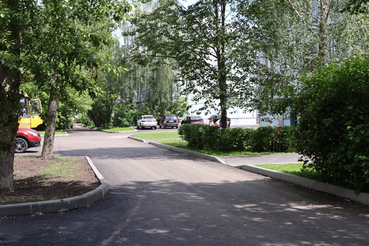 4 дворовые территории полностью обновили в городском округе Ступино