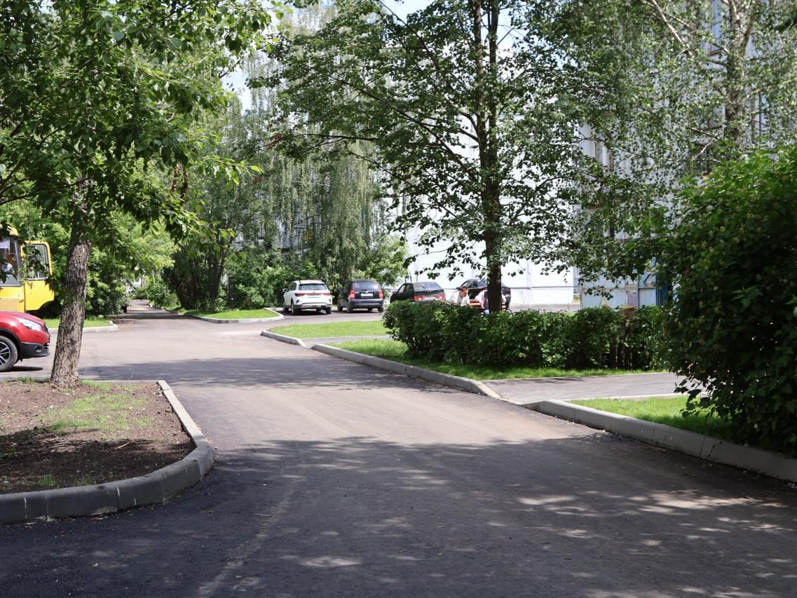 4 дворовые территории полностью обновили в городском округе Ступино