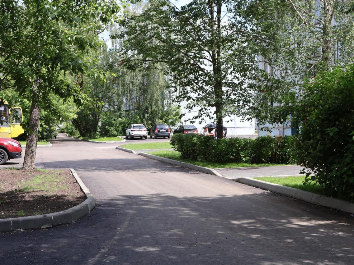 8 дворовых территорий благоустроено в городском округе Ступино в 2025 году