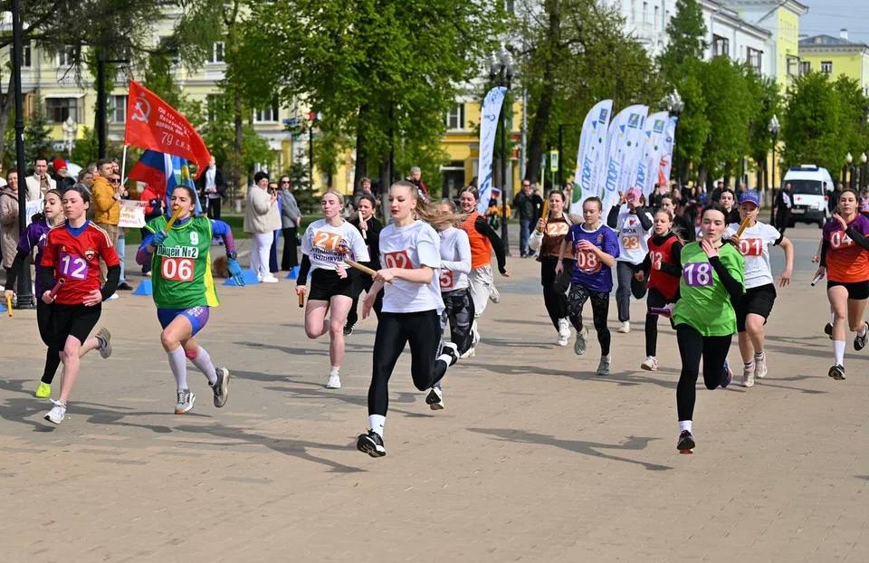 легкоатлетическая эстафета, посвященная 80-летию Победы
