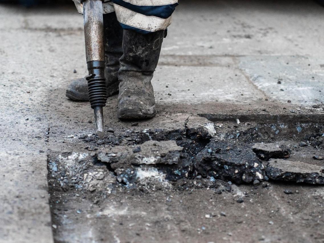 На дорогах в Ступино провели ямочный ремонт