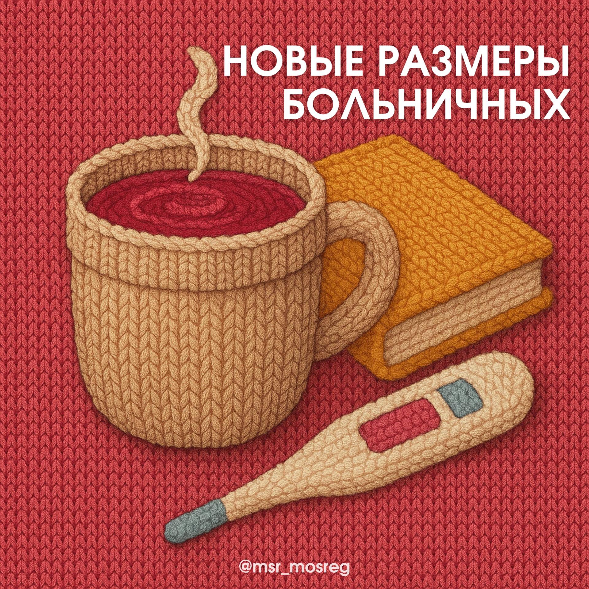 новые размеры больничных