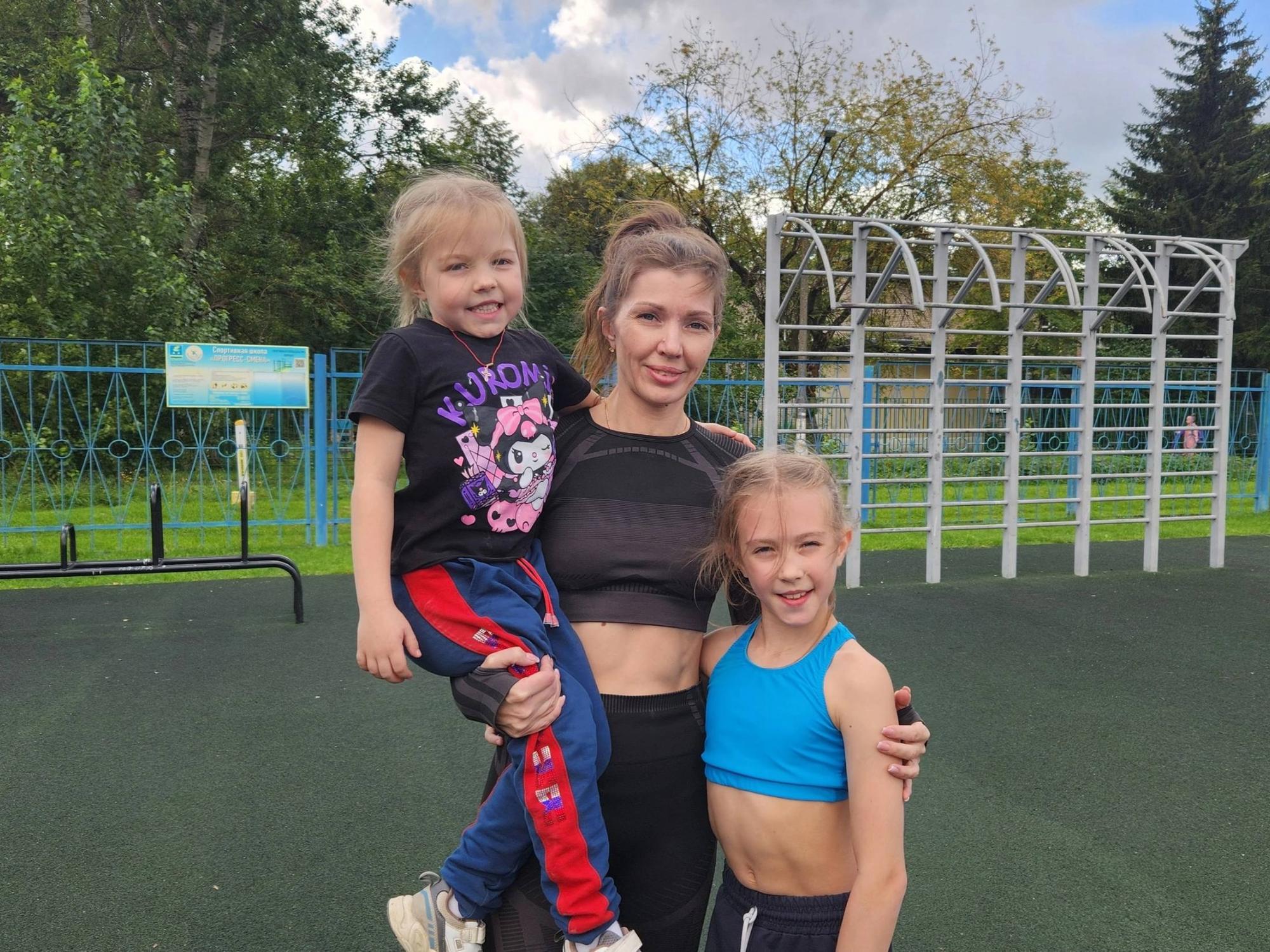 Ступинская семья Полыновкиных - участники семейного марафона ГТО