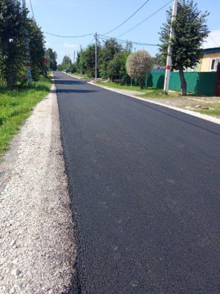 В поселке Октябрьский появилась новая дорога!