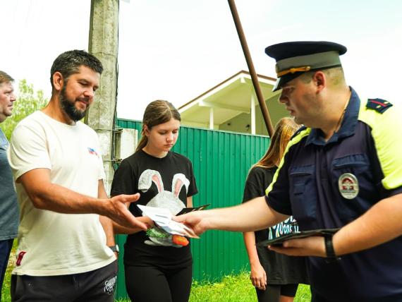 В Ступино автоинспектор и общественник провели беседу в СНТ