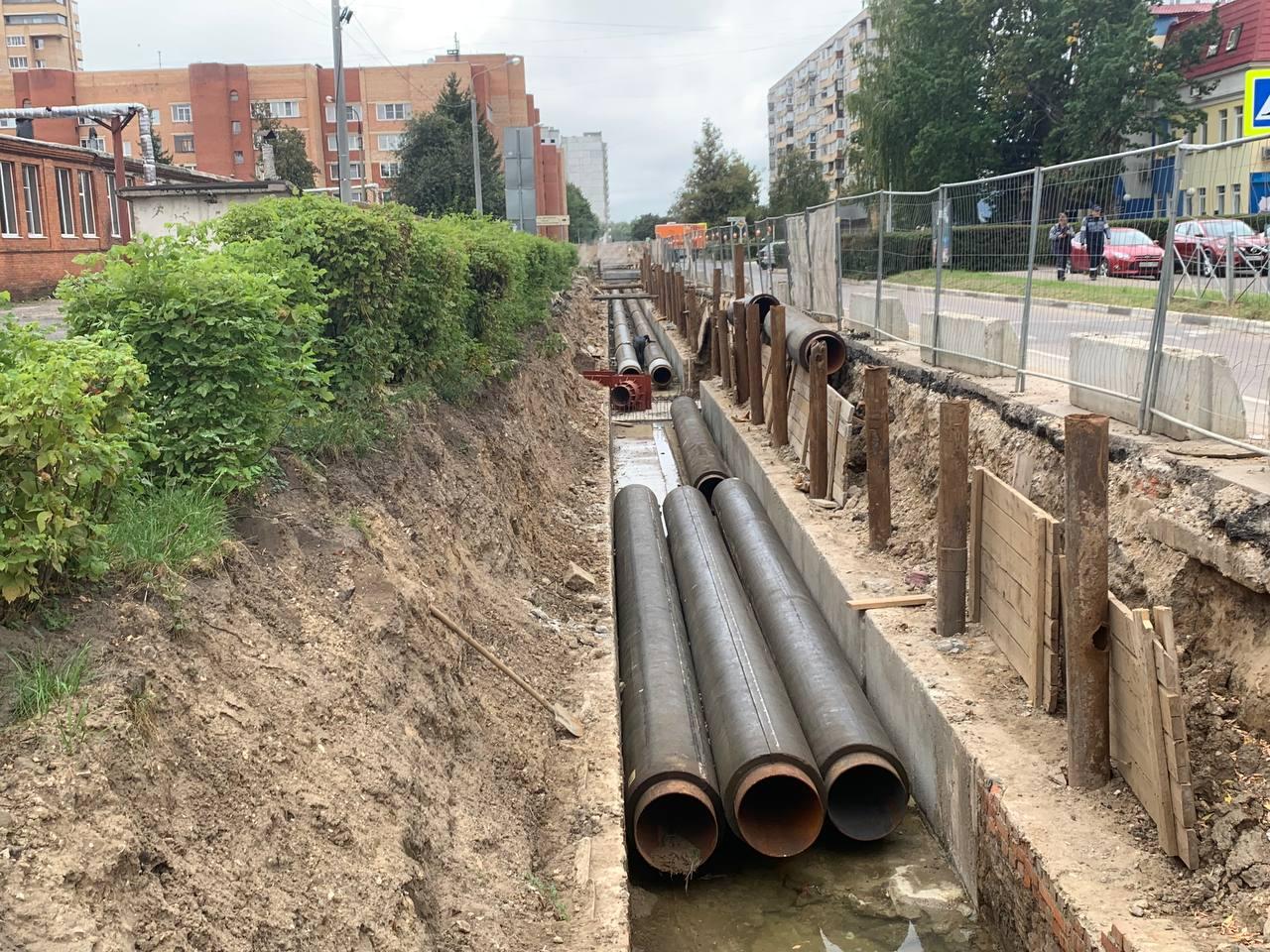 В Ступино на улице Горького при ремонте теплосети сохранят проезд к рынку