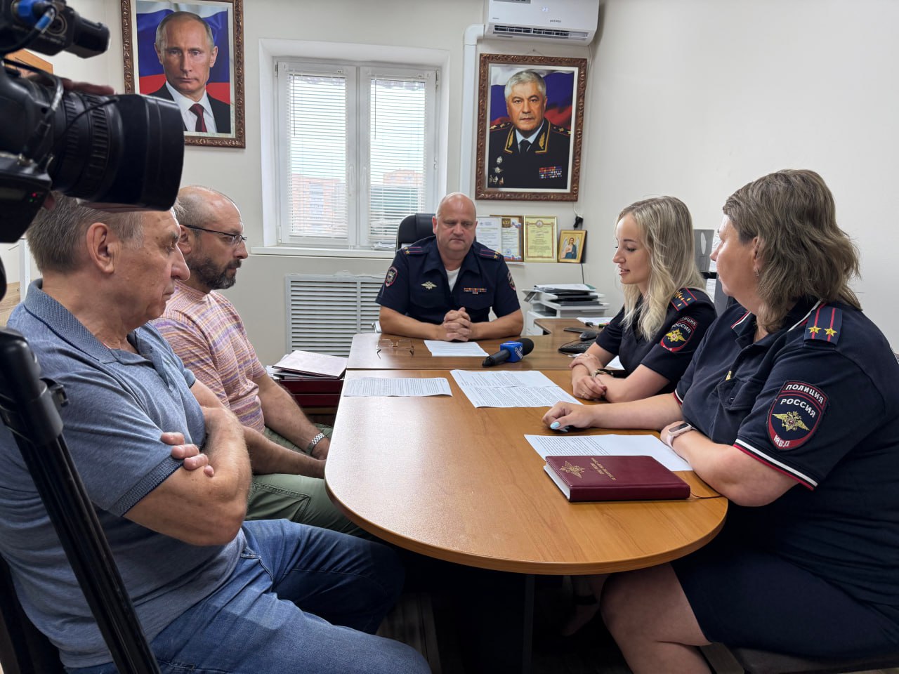 В Ступино общественник при ОМВД принял участие в брифинге, посвященном комплектованию отдела полиции2107