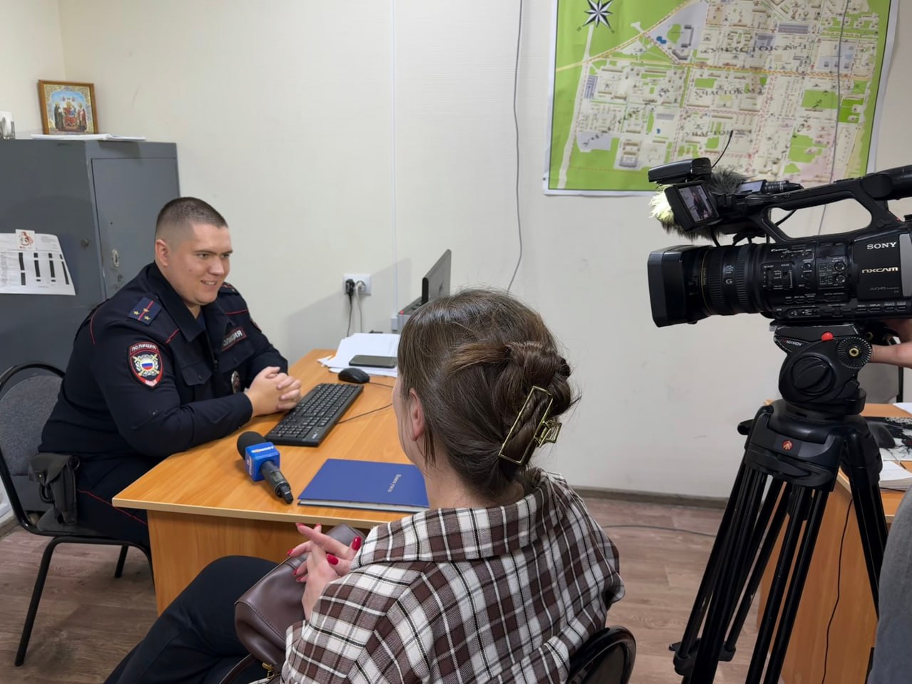 В Ступино журналисты приняли участие в акции «Один день с полицейским»