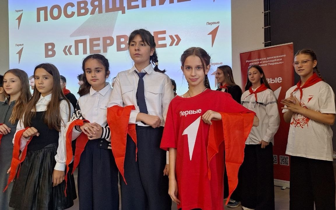 в Верзиловской школе приняли в «Движение Первых» три класса