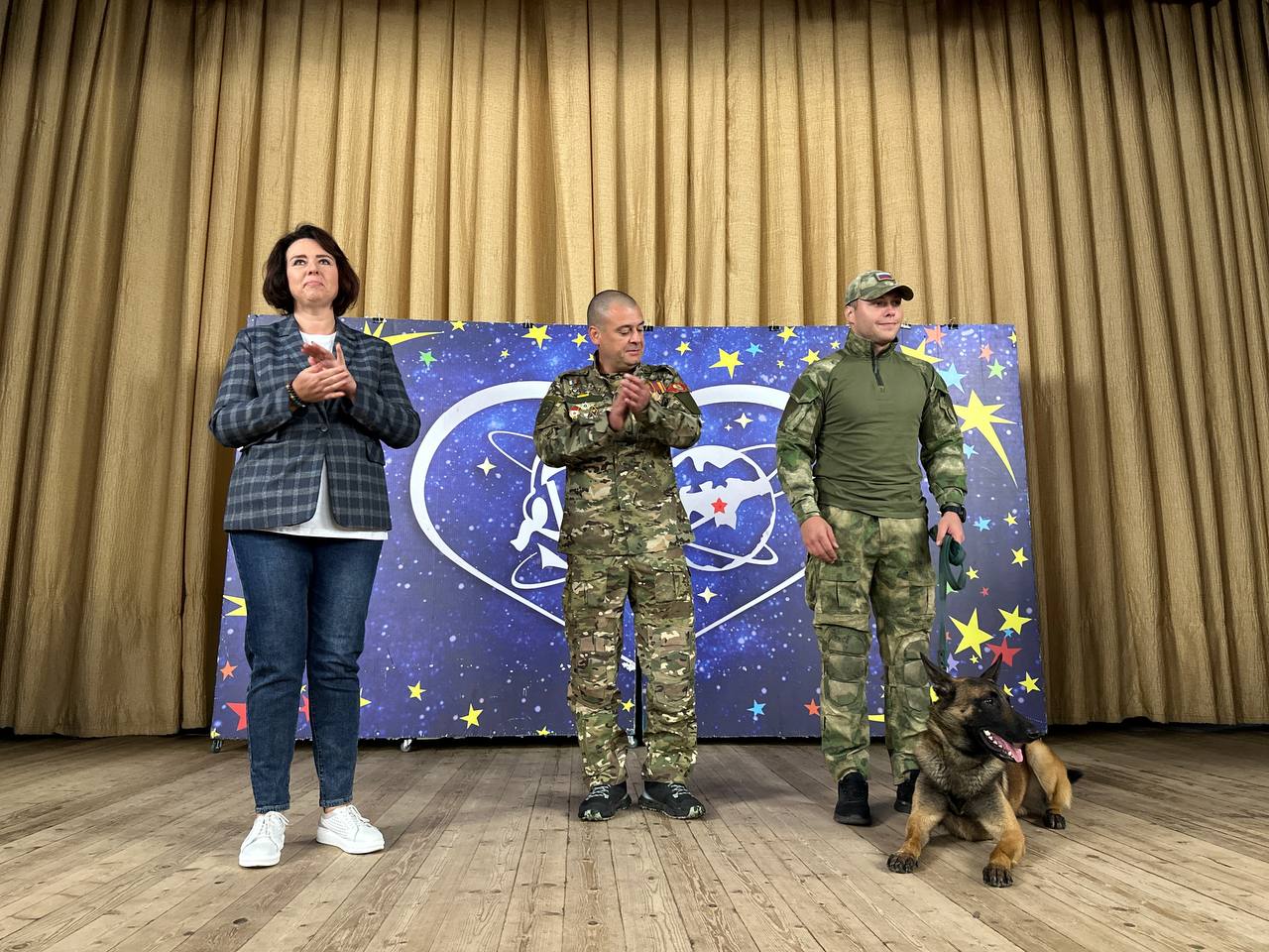 Военнослужащие и члены ступинского отделения Ассоциации ветеранов СВО встретились с молодежью в лагере