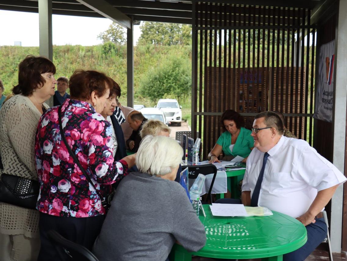 Выездная администрация состоялась в микрорайоне Новое Ступино