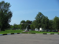 Памятник «Пушка» в честь 60-летия битвы за Москву